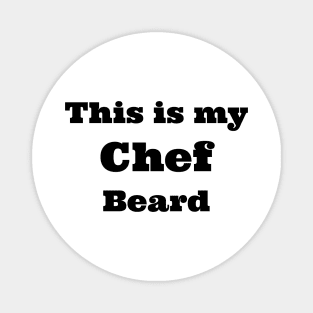 chef beard Magnet